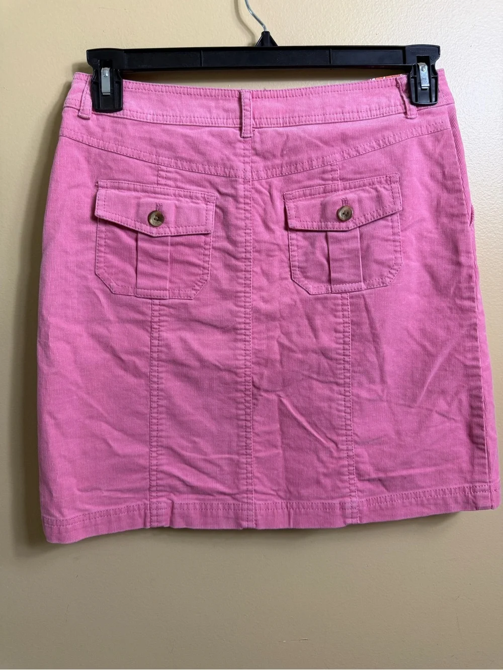 Vintage Lilly  Pulitzer Y2K pink corduroy mini skirt size 2